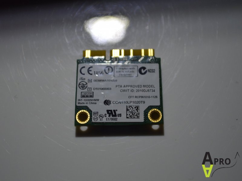 NOS - INTEL CENTRINO WIRELESS-N 100 100BNHMW HALF HEIGHT MINI PCI ...
