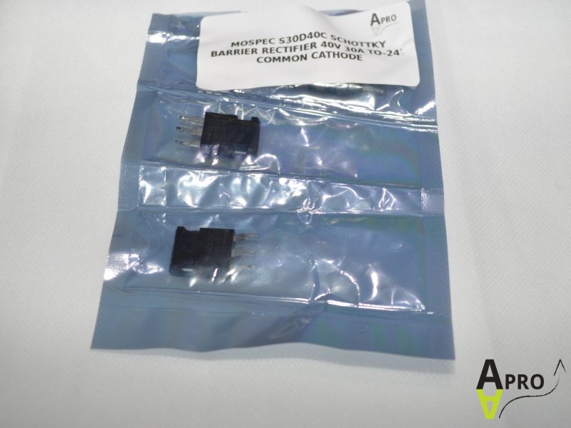 ✔️TESTED MOSPEC S30D40C SCHOTTKY BARRIER RECTIFIER 40V 30A TO-247 COMMON CATHODE